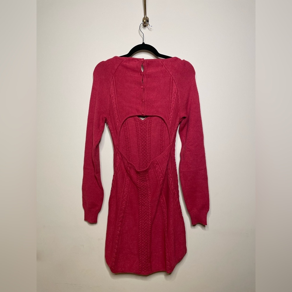 Free People Small World Sweater Knit Open Back Mini
Dress - Picture 4 of 6
